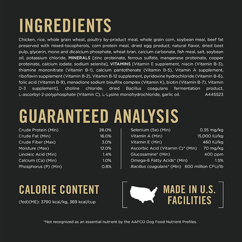 Purina® Pro Plan Complete Essentials Shredded Blend Adult Dry Dog Food - Chicken & Rice - Image 6