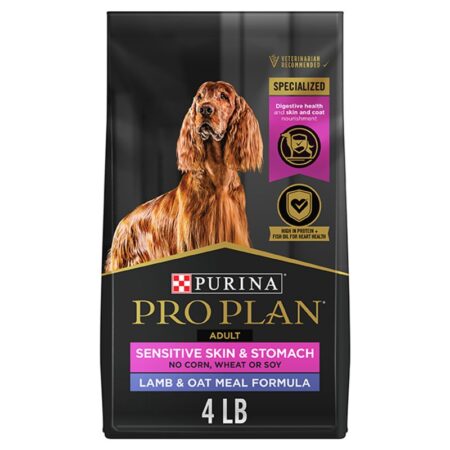 Purina® Pro Plan Sensitive Skin & Stomach Adult Dry Dog Food - Lamb & Oat Meal, No Corn, Wheat Soy