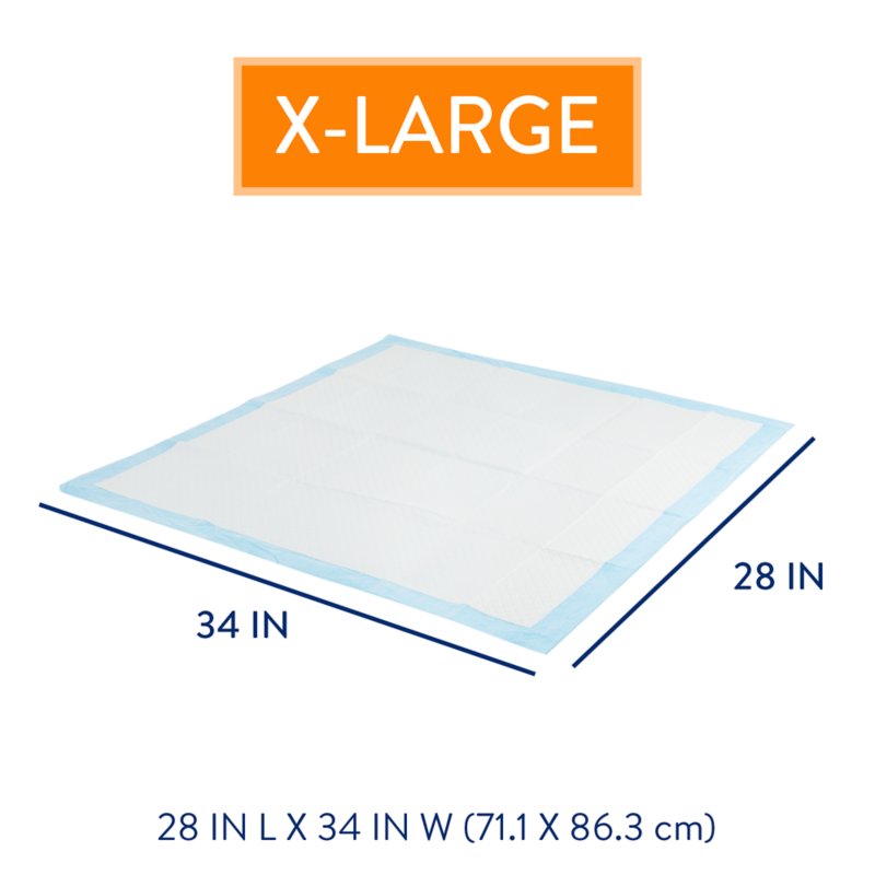 Top Paw® X-Large Premium Dog and Puppy Pee Pads, Potty Training, 28" x 34", Unscented, 150 Count - Image 3