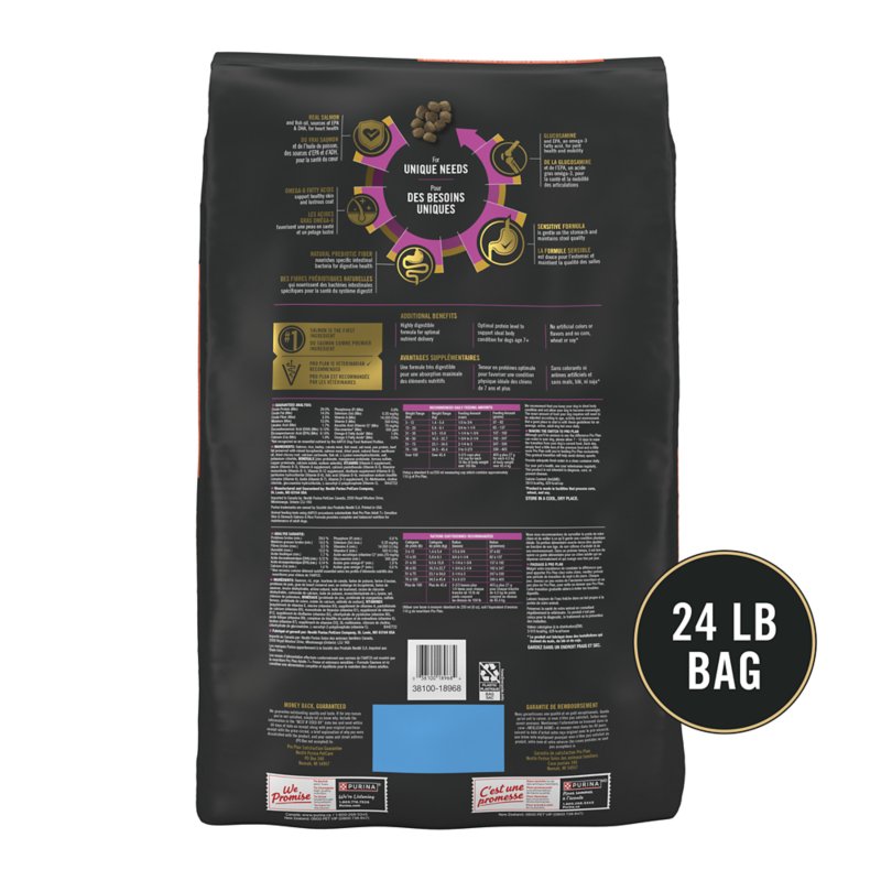 Purina Pro Plan Sensitive Skin & Stomach Senior 7+ Dry Dog Food - Salmon & Rice - Image 2