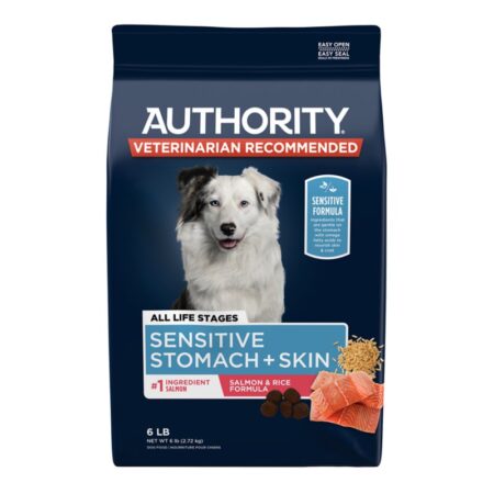 Authority® Sensitive Stomach & Skin All Life Stages Dry Dog Food - Salmon & Rice