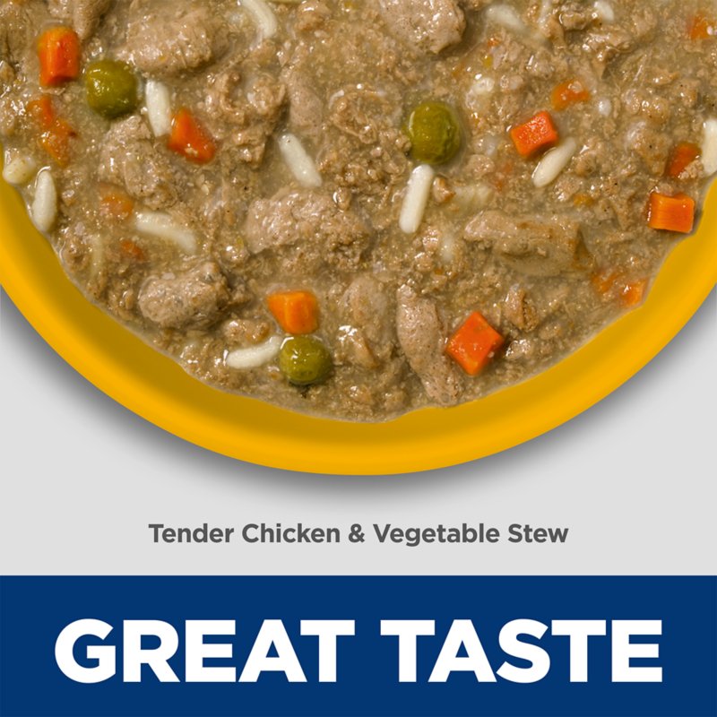 Hill's Science Diet Sensitive Stomach & Skin Adult Dog Wet Food - Chicken & Vegetable Stew, 12.5 oz - Image 4