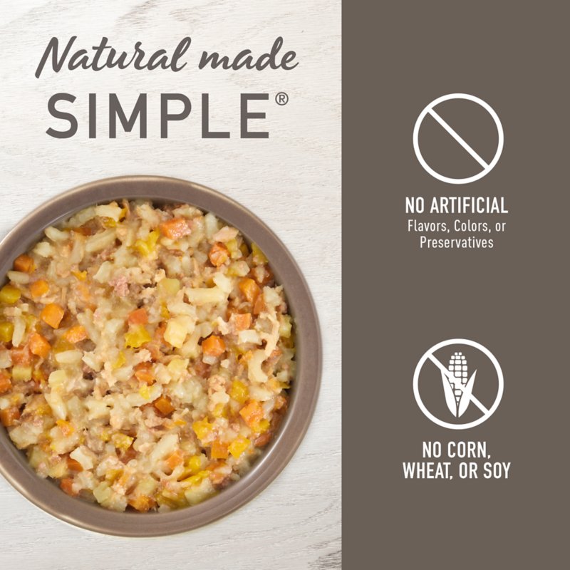Simply Nourish Adult Wet Dog Food - Salmon, Chicken & Rice Stew, 10 oz - Image 5