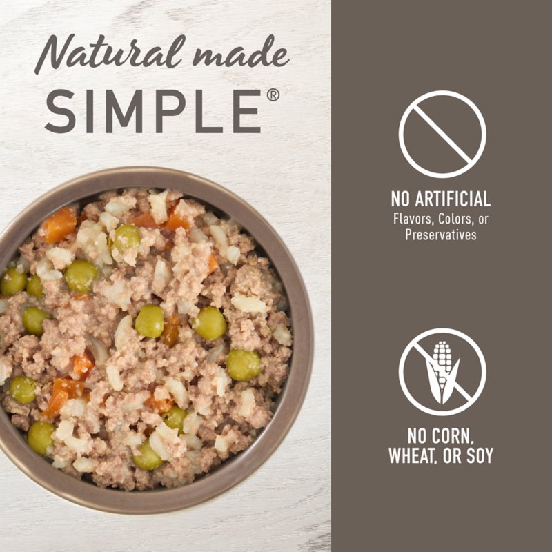 Simply Nourish Adult Wet Dog Food - Lamb & Vegetable in Broth, 10 oz - Image 5