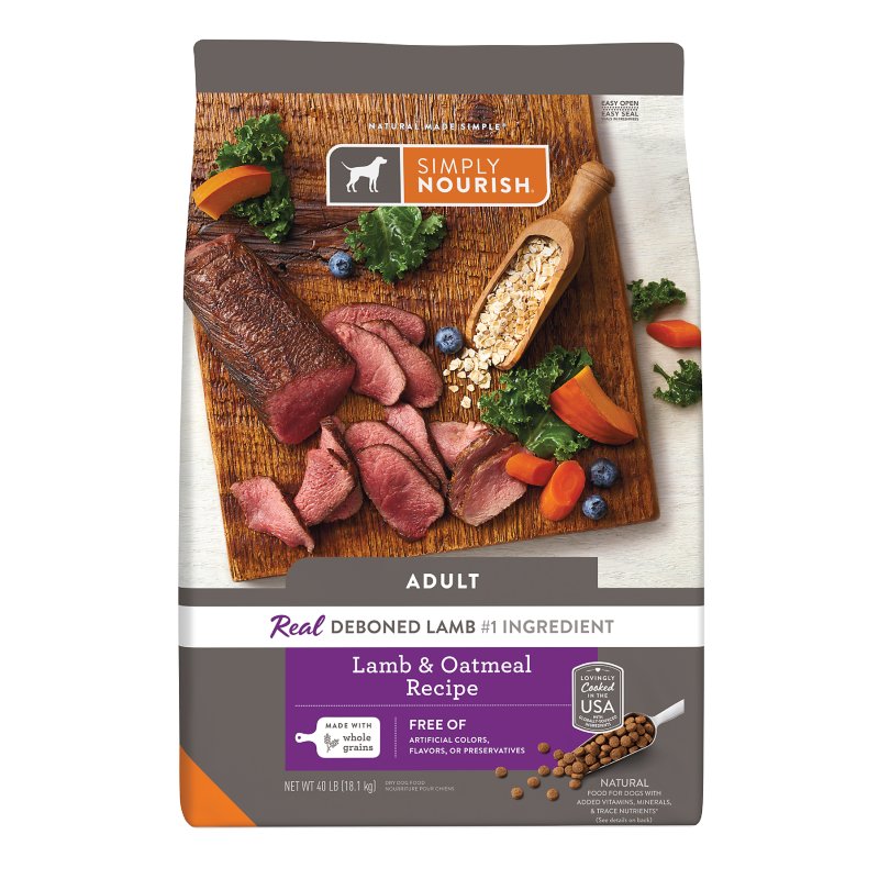 Simply Nourish® Original Adult Dry Dog Food - Lamb & Oatmeal