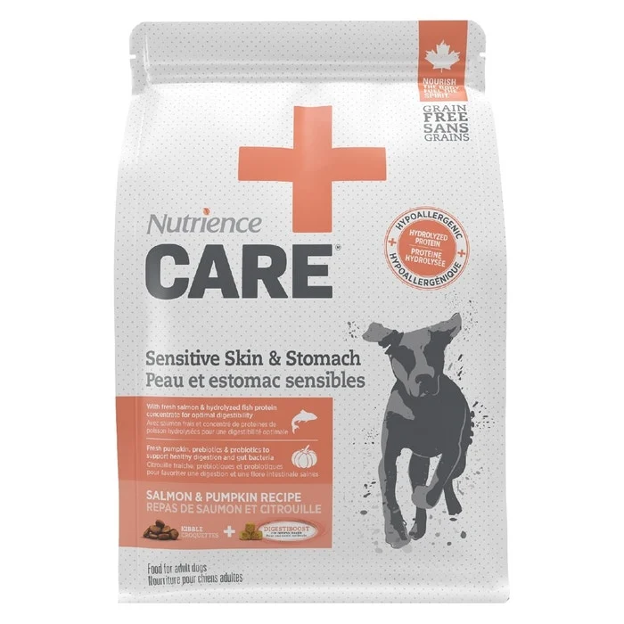 Nutrience Care Sensitive Skin & Stomach Dog Food - Salmon & Pumpkin Recipe