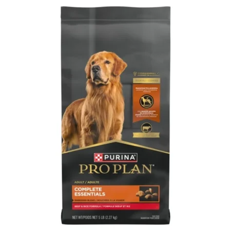 Purina Pro Plan Complete Essentials Shredded Blend Dog Food – Beef & Rice Formula