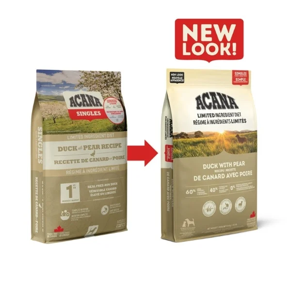 Acana Singles Limited Ingredient Diet Dry Dog Food - Duck with Pear Recipe - Image 5