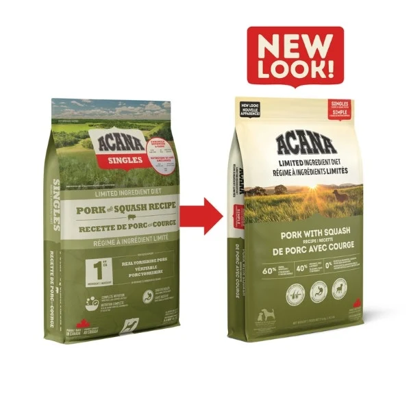 Acana Singles Limited Ingredient Diet Dry Dog Food - Pork with Squash Recipe - Image 5