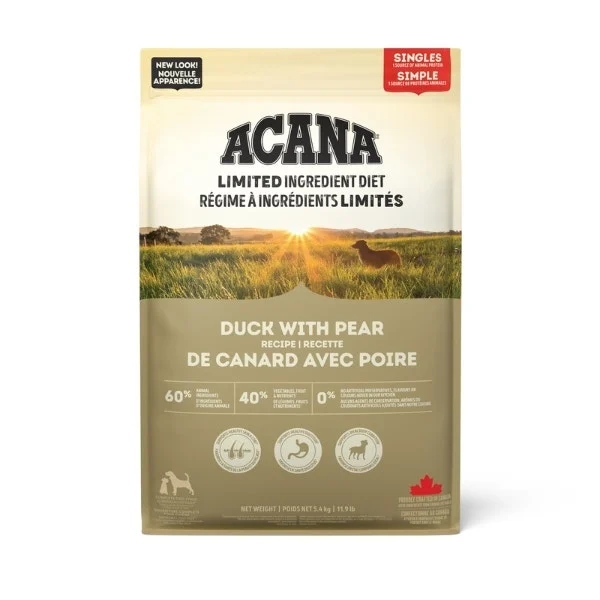 Acana Singles Limited Ingredient Diet Dry Dog Food - Duck with Pear Recipe