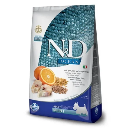 Farmina Natural & Delicious Ocean Canine Adult Mini Dog Food Formula - Cod, Spelts, Oats & Orange