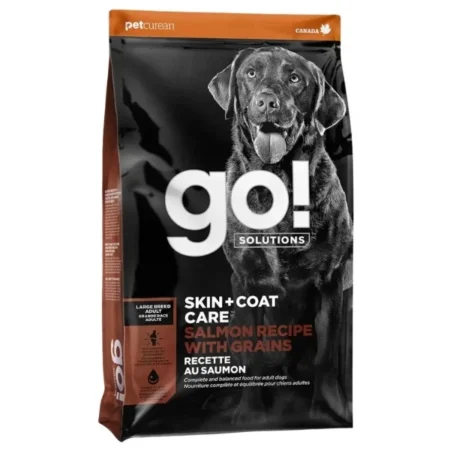 Go! Solutions Skin + Coat Care Dry Food for Large Breed Adult Dogs - Salmon Recipe with Grains