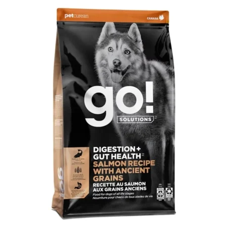 Go! Solutions Digestion + Gut Health Dry Food for Dogs - Salmon with Ancient Grains Recipe