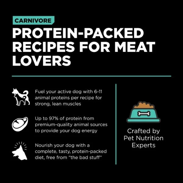 Go! Solutions Carnivore Grain-Free Dry Food for Adult Dogs - Chicken, Turkey, & Duck Recipe - Image 3