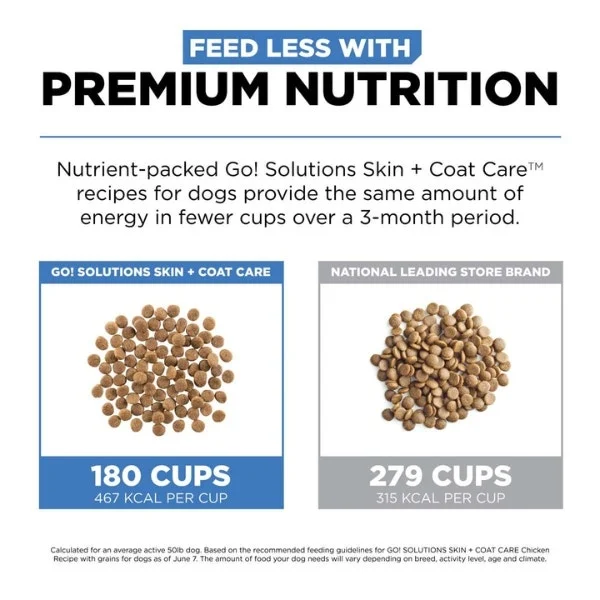 Go! Solutions Skin + Coat Care Dry Food for Dogs - Chicken Recipe with Grains - Image 5