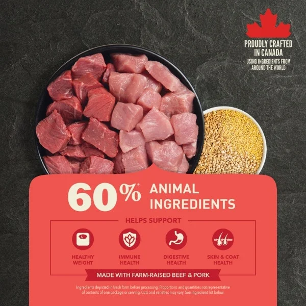 Acana Healthy Grains Dry Dog Food - Ranch-Raised Red Meat Recipe - Image 3