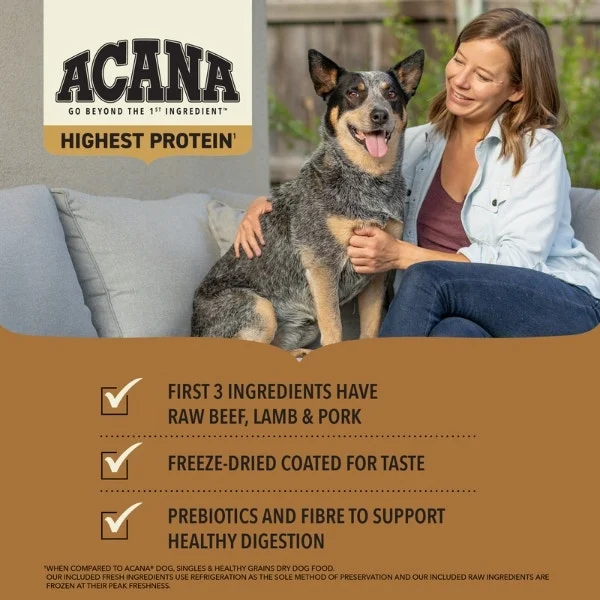 Acana Highest Protein Dry Dog Food - Ranchlands Recipe - Image 3