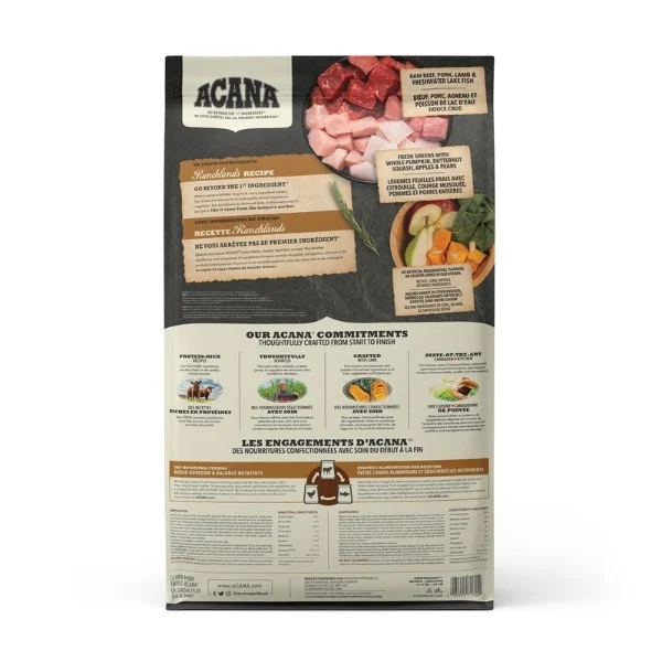 Acana Highest Protein Dry Dog Food - Ranchlands Recipe - Image 2