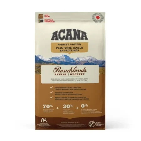 Acana Highest Protein Dry Dog Food - Ranchlands Recipe