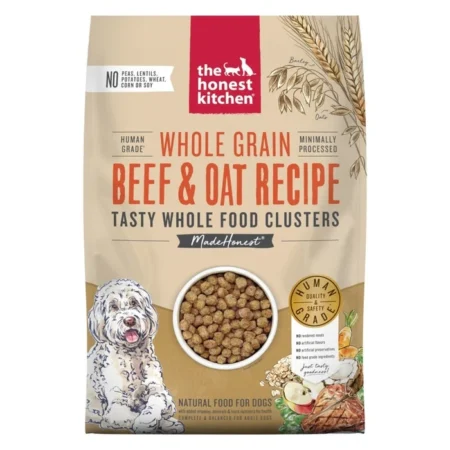 The Honest Kitchen Whole Grain Whole Food Clusters for Dogs - Beef & Oat Recipe
