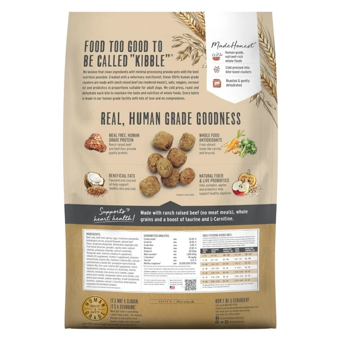 The Honest Kitchen Whole Grain Whole Food Clusters for Dogs - Beef & Oat Recipe - Image 2